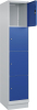 Fächerschrank CLASSIC
B400xT500xH1950 mm
RAL 7035/5010, 1x4 Fächer - More 1