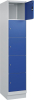 Fächerschrank CLASSIC
B400xT500xH1950 mm
RAL 7035/5010, 1x5 Fächer - More 1