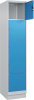 Fächerschrank CLASSIC
B400xT500xH1950 mm
RAL 7035/5012, 1x5 Fächer - More 1