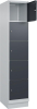 Fächerschrank CLASSIC
B400xT500xH1950 mm
RAL 7035/7016, 1x5 Fächer - More 1