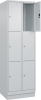 Fächerschrank CLASSIC
B600xT500xH1950 mm
RAL 7035/7035, 2x3 Fächer - More 1