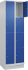 Fächerschrank CLASSIC
B600xT500xH1950 mm
RAL 7035/5010, 2x4 Fächer - More 1