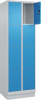 Fächerschrank CLASSIC
B600xT500xH1950 mm
RAL 7035/5012, 2x4 Fächer - More 1