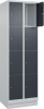 Fächerschrank CLASSIC
B600xT500xH1950 mm
RAL 7035/7016, 2x4 Fächer - More 1