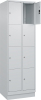 Fächerschrank CLASSIC
B600xT500xH1950 mm
RAL 7035/7035, 2x4 Fächer - More 1