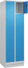 Fächerschrank CLASSIC
B600xT500xH1950 mm
RAL 7035/5012, 2x5 Fächer - More 1