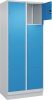 Fächerschrank CLASSIC
B800xT500xH1950 mm
RAL 7035/5012, 2x4 Fächer - More 1