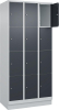 Fächerschrank CLASSIC
B900xT500xH1950 mm
RAL 7035/7016, 3x4 Fächer - More 1
