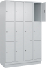 Fächerschrank CLASSIC
B1200xT500xH1950 mm
RAL 7035/7035, 4x3 Fächer - More 1