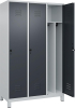 Gard.-Schrank TW CLASSIC
B1200xT500xH1950 mm
RAL 7035/7016, 3 Abteile - More 1