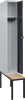 Garderobenschrank CLASSIC
B300xT500xH2120 mm
RAL 7035/7016, 1 Abteil - More 1