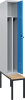 Gard.-Schrank TW CLASSIC
B300xT500xH2120 mm
RAL 7035/5012, 1 Abteil - More 1