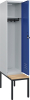 Garderobenschrank CLASSIC
B400xT500xH2120 mm
RAL 7035/5010, 1 Abteil - More 1