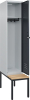Garderobenschrank CLASSIC
B400xT500xH2120 mm
RAL 7035/7016, 1 Abteil - More 1