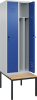 Gard.-Schrank TW CLASSIC
B600xT500xH2120 mm
RAL 7035/5010, 2 Abteile - More 1