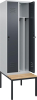 Gard.-Schrank TW CLASSIC
B600xT500xH2120 mm
RAL 7035/7016, 2 Abteile - More 1