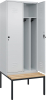 Gard.-Schrank TW CLASSIC
B800xT500xH2120 mm
RAL 7035/7035, 2 Abteile - More 1