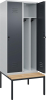 Gard.-Schrank TW CLASSIC
B800xT500xH2120 mm
RAL 7035/7016, 2 Abteile - More 1