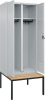 S/W-Gard.-Schrank CLASSIC
B800xT500xH2120 mm
RAL 7035/7035, 2 Abteile - More 1