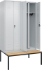 S/W-Gard.-Schrank CLASSIC
B1200xT500xH2120 mm
RAL 7035/7035, 4 Abteile - More 1
