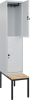 Doppelst. Schrank CLASSIC
B400xT500xH2120 mm
RAL 7035/7035, 1x2Abteile - More 1