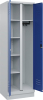 Wä.-Gard.-Schrank CLASSIC
B600xT500xH1950 mm
RAL 7035/5010, 2 Abteile - More 1