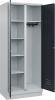 Wä.-Gard.-Schrank CLASSIC
B800xT500xH1950 mm
RAL 7035/7016, 2 Abteile - More 1