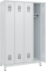 FORMAT Garderobenschrank
B1200xT500xH1950 mm
RAL 7035/7035, 4 Abteile - More 1