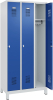 FORMAT Garderobenschrank
B900xT500xH1950 mm
RAL 7035/5010, 3 Abteile - More 1