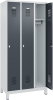 FORMAT Garderobenschrank
B900xT500xH1950 mm
RAL 7035/7016, 3 Abteile - More 1