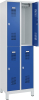 FORMAT Garderobenschrank
B600xT500xH1950 mm
RAL7035/5010, 2x2 Abteile - More 1