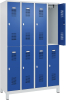 FORMAT Garderobenschrank
B1200xT500xH1950 mm
RAL7035/5010, 4x2 Abteile - More 1