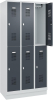 FORMAT Garderobenschrank
B900xT500xH1950 mm
RAL7035/7016, 3x2 Abteile - More 1