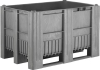 Palettenbox CB1
B1200 x T800 x H740 mm
3 Kufen, lebensmittelecht - More 1