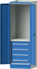 Modulschrank Modell 2409
B715xT720xH2200mm
RAL 7035/5012 mit Türen - More 1