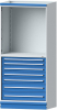 Modulschrank Modell 3005
B1015xT720xH2200mm
RAL 7035/5012 - More 1