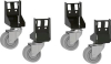 Rollensatz Quattro
4 x Gummi-Lenkrollen
Ø 75mm, ohne Feststeller - More 1