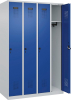 Garderobenschrank EVOLO
bodenstehend
RAL 7035/5010, 4 Abteile - More 1