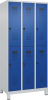 Doppelst. Schrank EVOLO
mit 100 mm hohen Füßen
RAL7035/5010, 3x2Abteile - More 1