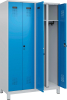 S/W-Gard.-Schrank EVOLO
mit 100 mm hohen Füßen
RAL 7035/5012, 4 Abteile - More 1