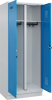 S/W-Gard.-Schrank EVOLO
mit 100 mm hohem Sockel
RAL 7035/5012, 2 Abteile - More 1