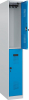 Doppelst. Schrank EVOLO
bodenstehend
RAL7035/5012, 1x2Abteile - More 1