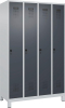 Garderobenschrank EVOLO
mit 100 mm hohen Füßen
RAL 7035/7016, 4 Abteile - More 1