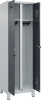 S/W-Gard.-Schrank EVOLO
mit 100 mm hohen Füßen
RAL 7035/7016, 2 Abteile - More 1