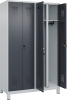 S/W-Gard.-Schrank EVOLO
mit 100 mm hohen Füßen
RAL 7035/7016, 4 Abteile - More 1