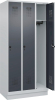 Garderobenschrank EVOLO
mit 100 mm hohem Sockel
RAL 7035/7016, 3 Abteile - More 1