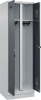 S/W-Gard.-Schrank EVOLO
mit 100 mm hohem Sockel
RAL 7035/7016, 2 Abteile - More 1