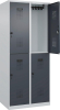 Doppelst. Schrank EVOLO
bodenstehend
RAL7035/7016, 2x2Abteile - More 1