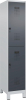 Doppelst. Schrank EVOLO
mit 100 mm hohen Füßen
RAL7035/7016, 1x2Abteile - More 1