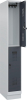 Doppelst. Schrank EVOLO
mit 100 mm hohem Sockel
RAL7035/7016, 1x2Abteile - More 1